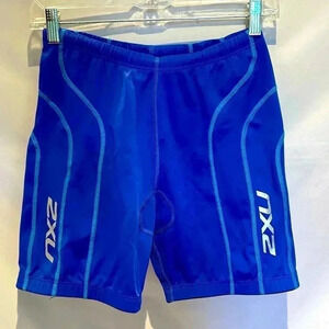 2XU Women’s Bike Shorts, Blue, Size L